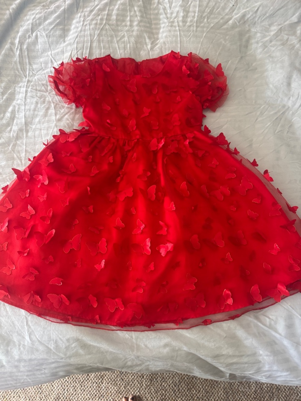 Girls Butterfly Tulle Dress